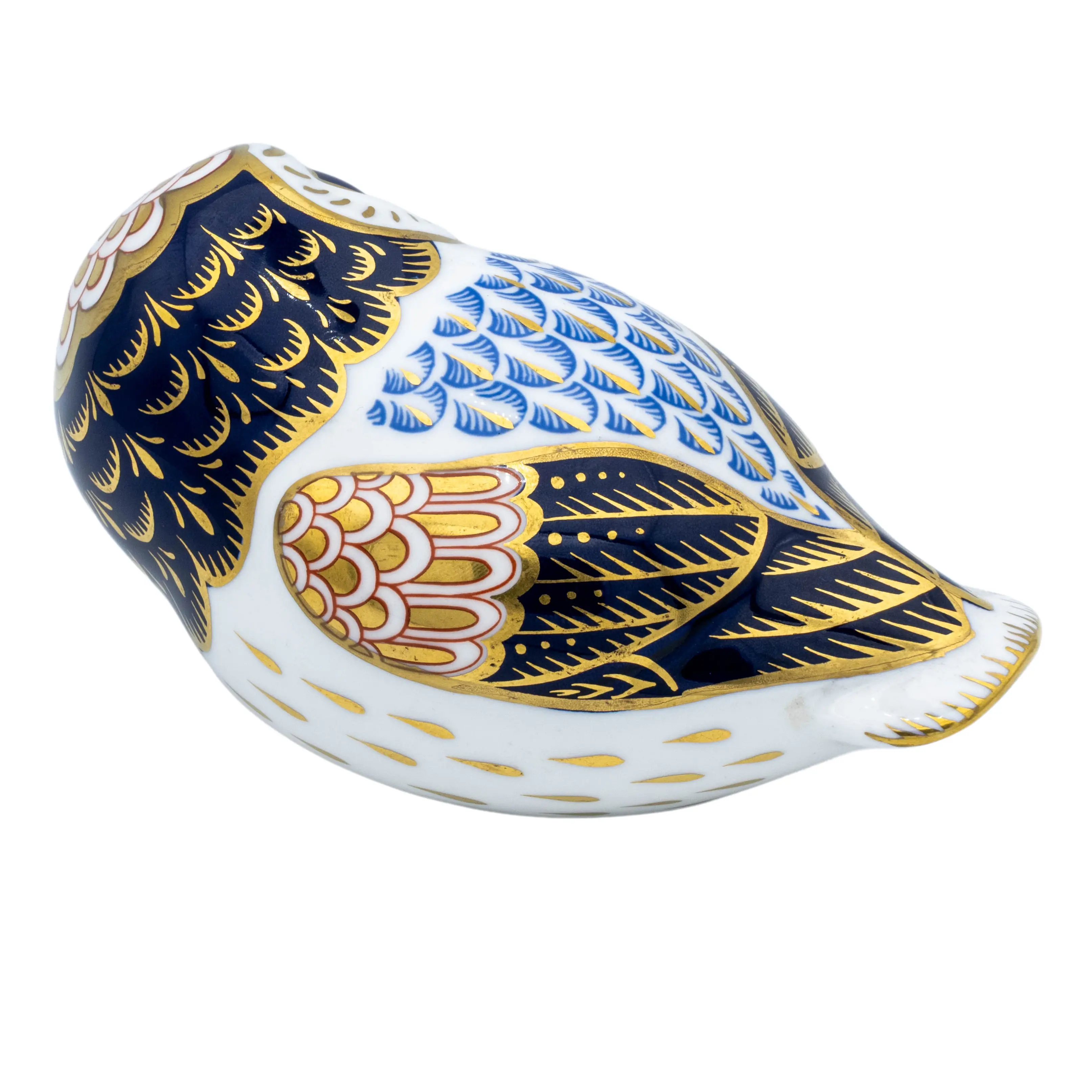 Royal Crown Derby Owl Paperweight Bone China Collectible Charterwells