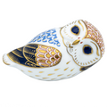 Royal Crown Derby Owl Paperweight Bone China Collectible Charterwells