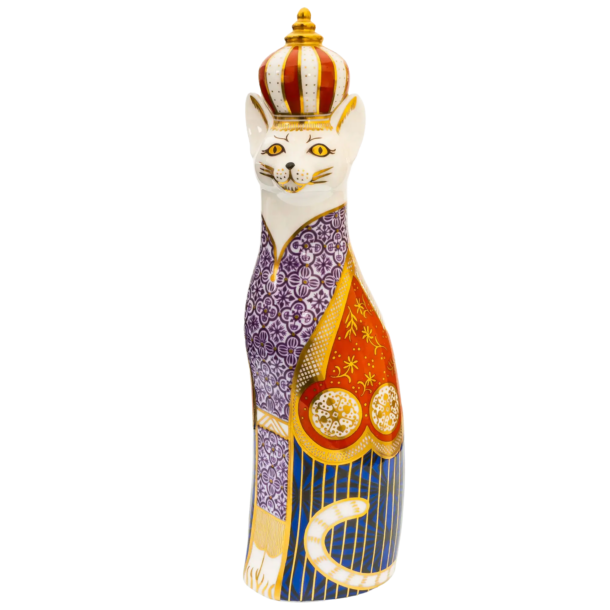 Royal Crown Derby Royal Cat Paperweight : Abyssinian