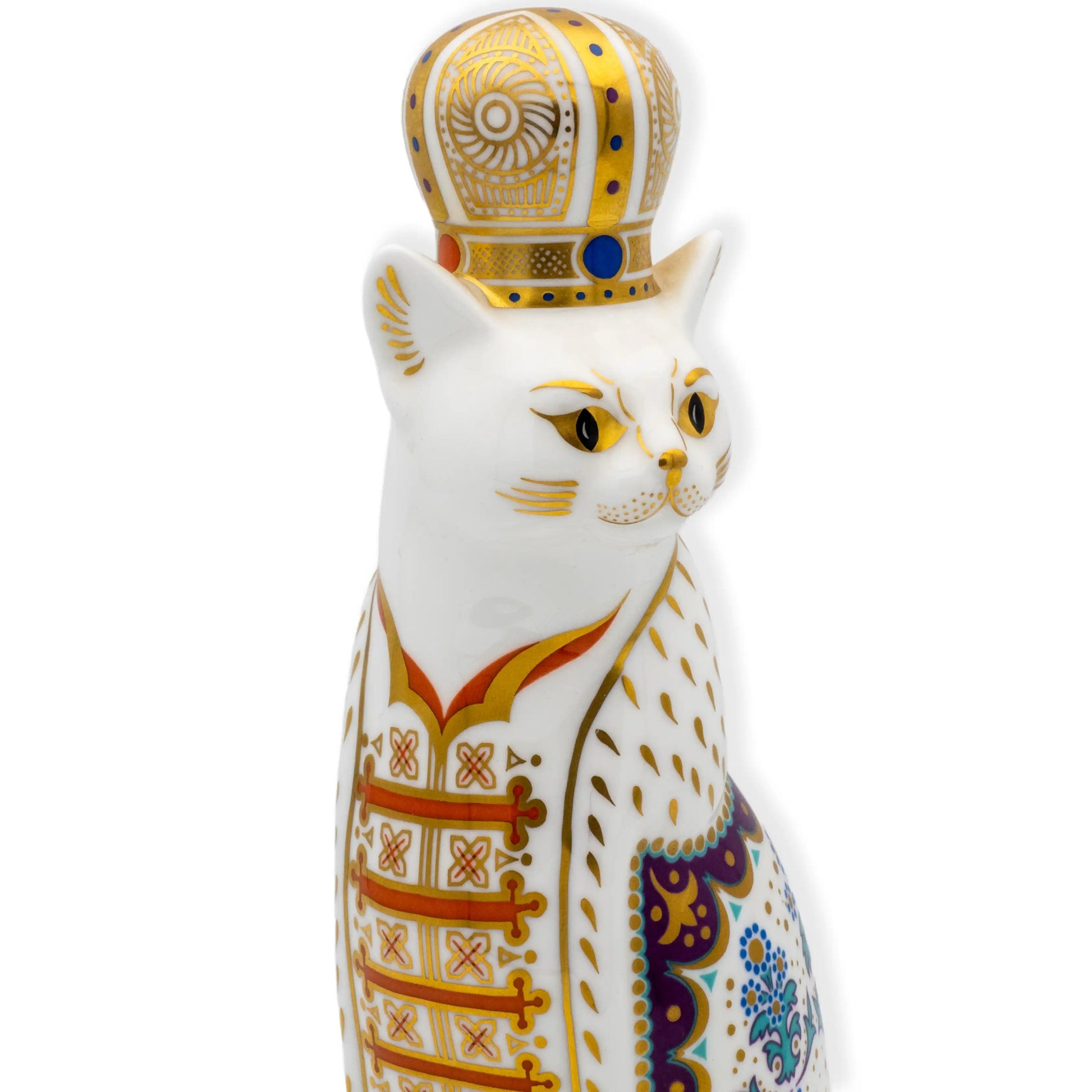 Royal Crown Derby Royal Cat Paperweight : Russian Charterwells