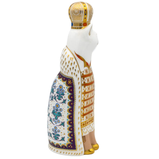 Royal Crown Derby Royal Cat Paperweight : Russian Charterwells