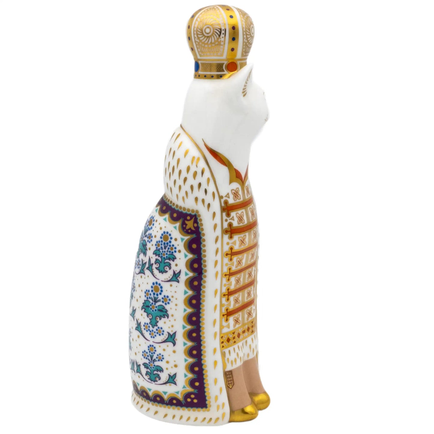 Royal Crown Derby Royal Cat Paperweight : Russian Charterwells