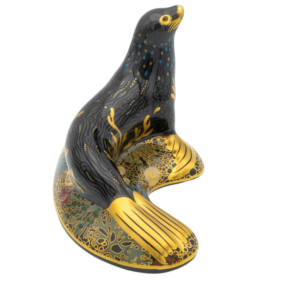 Royal Crown Derby Sealion Paperweight Charterwells