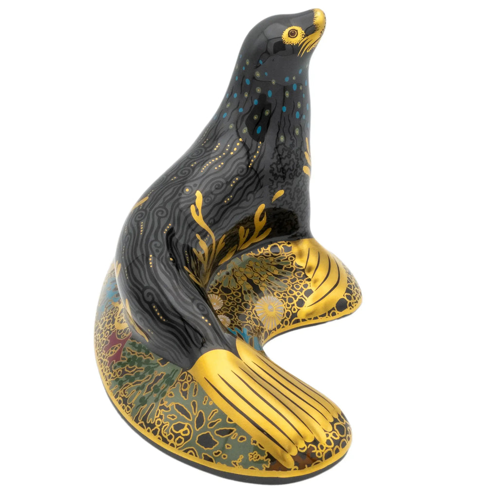 Royal Crown Derby Sealion Paperweight Charterwells
