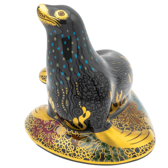 Royal Crown Derby Sealion Paperweight Charterwells
