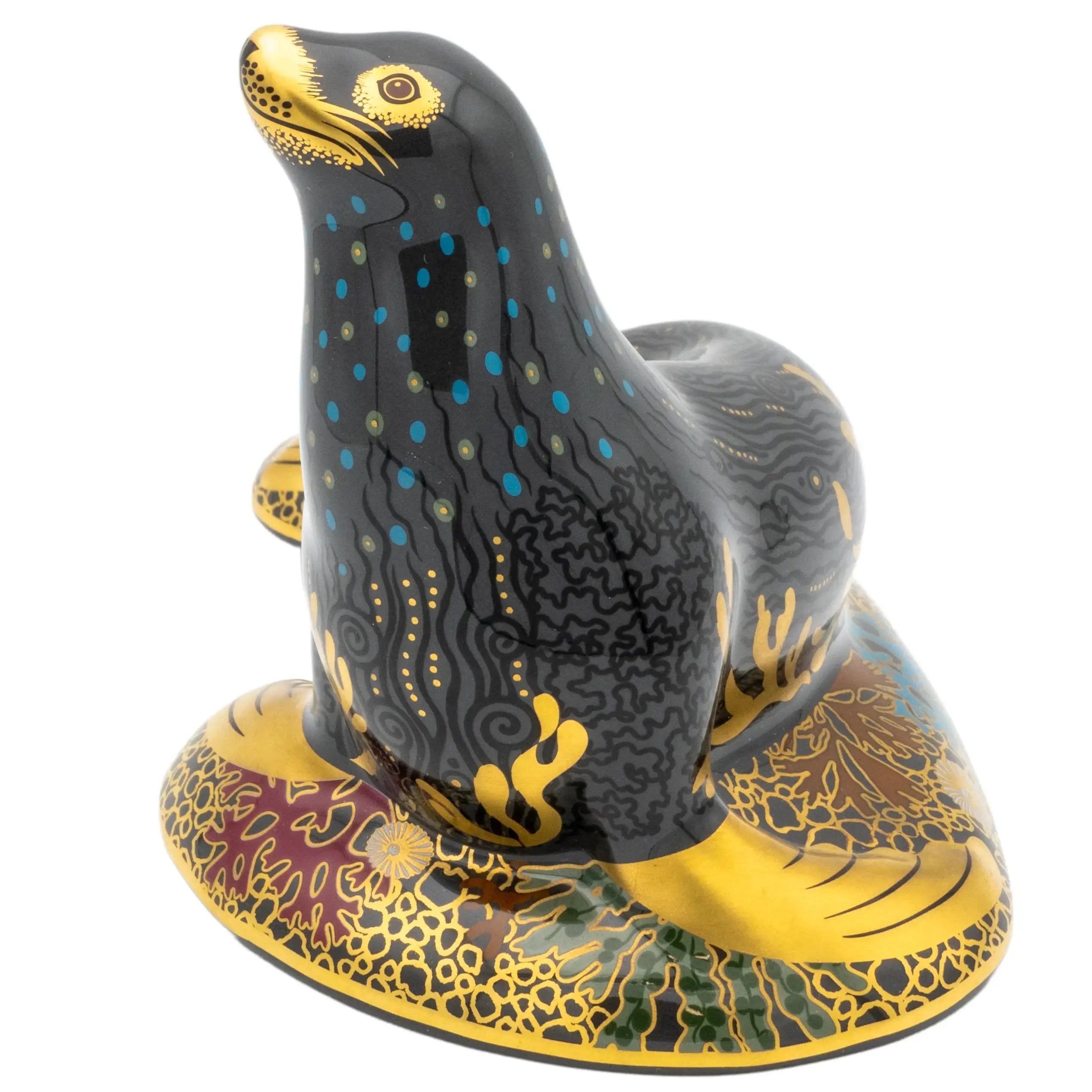 Royal Crown Derby Sealion Paperweight Charterwells