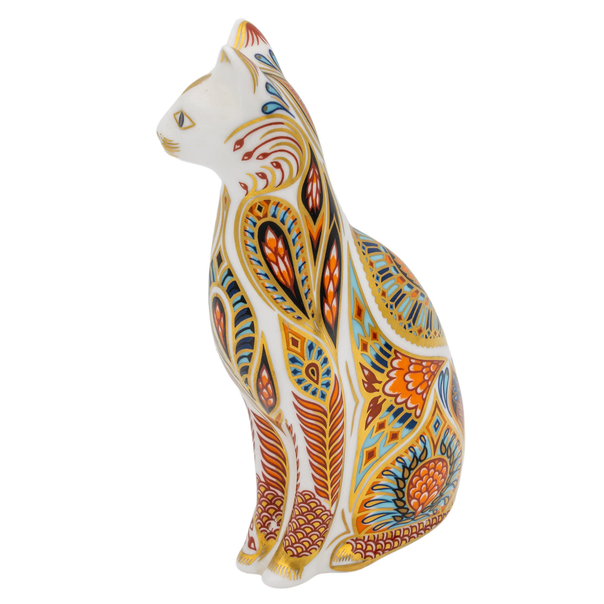 Royal Crown Derby Siamese Cat Paperweight Bone China Charterwells