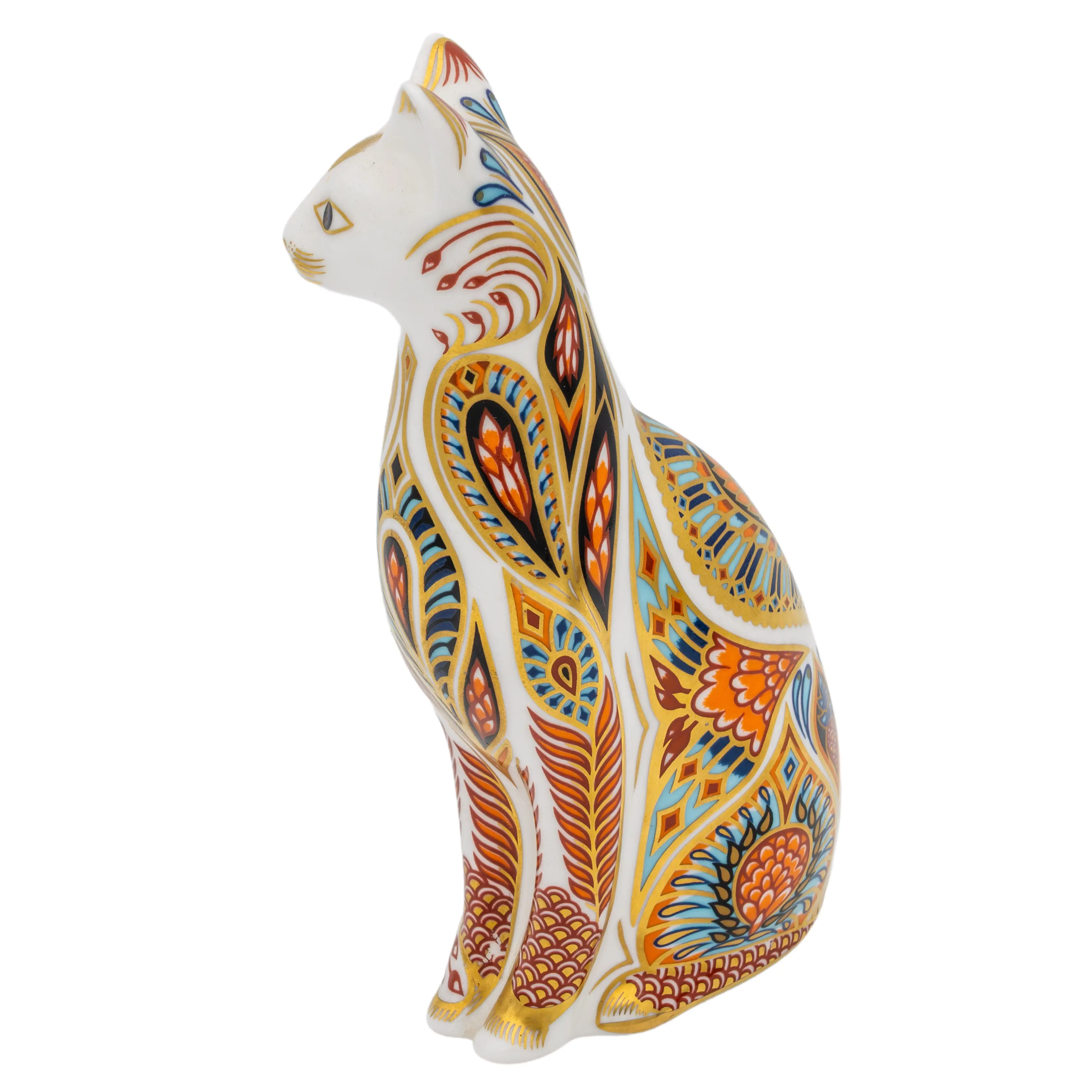 Royal Crown Derby Siamese Cat Paperweight Bone China Charterwells