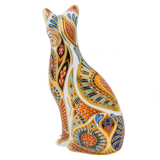 Royal Crown Derby Siamese Cat Paperweight Bone China Charterwells