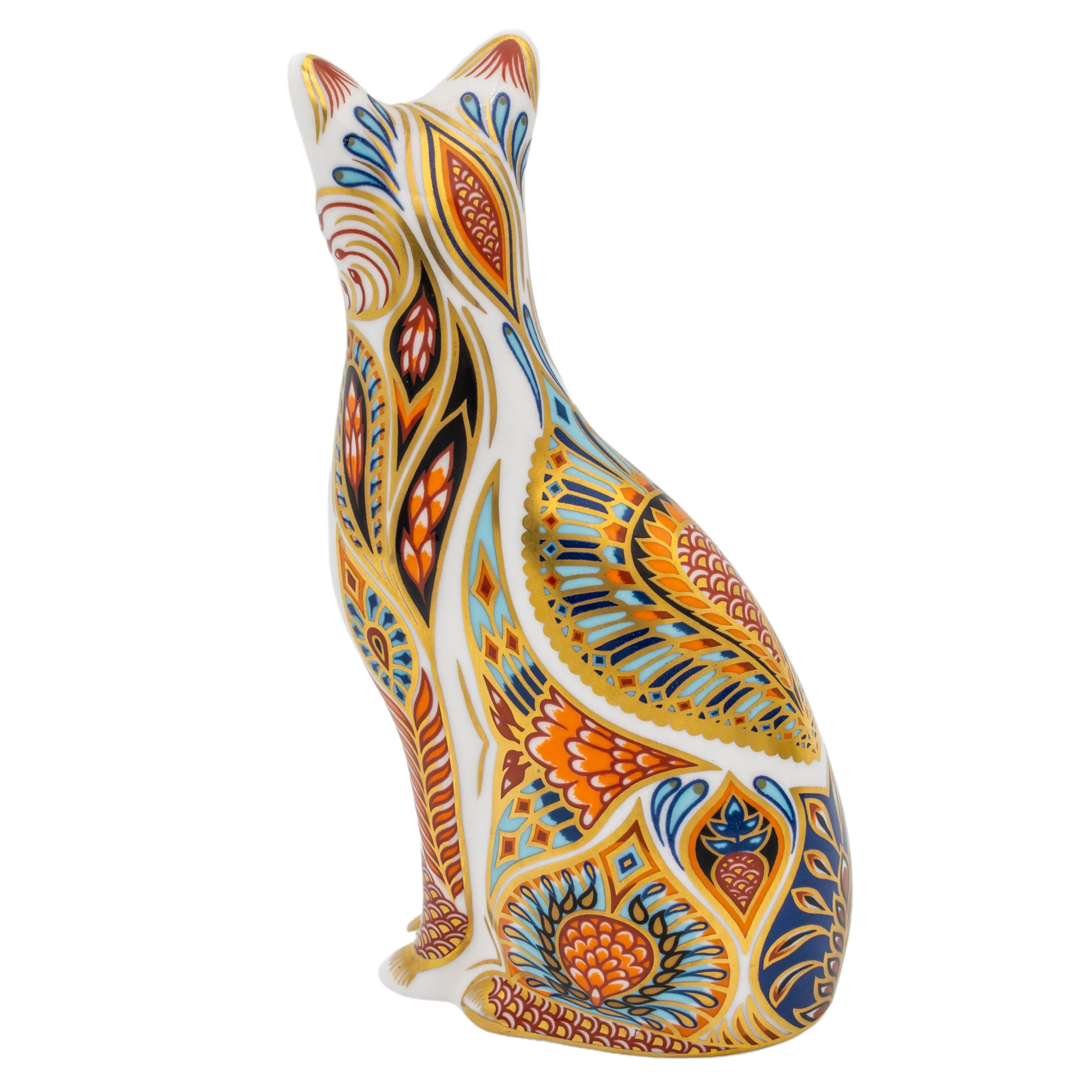 Royal Crown Derby Siamese Cat Paperweight Bone China Charterwells