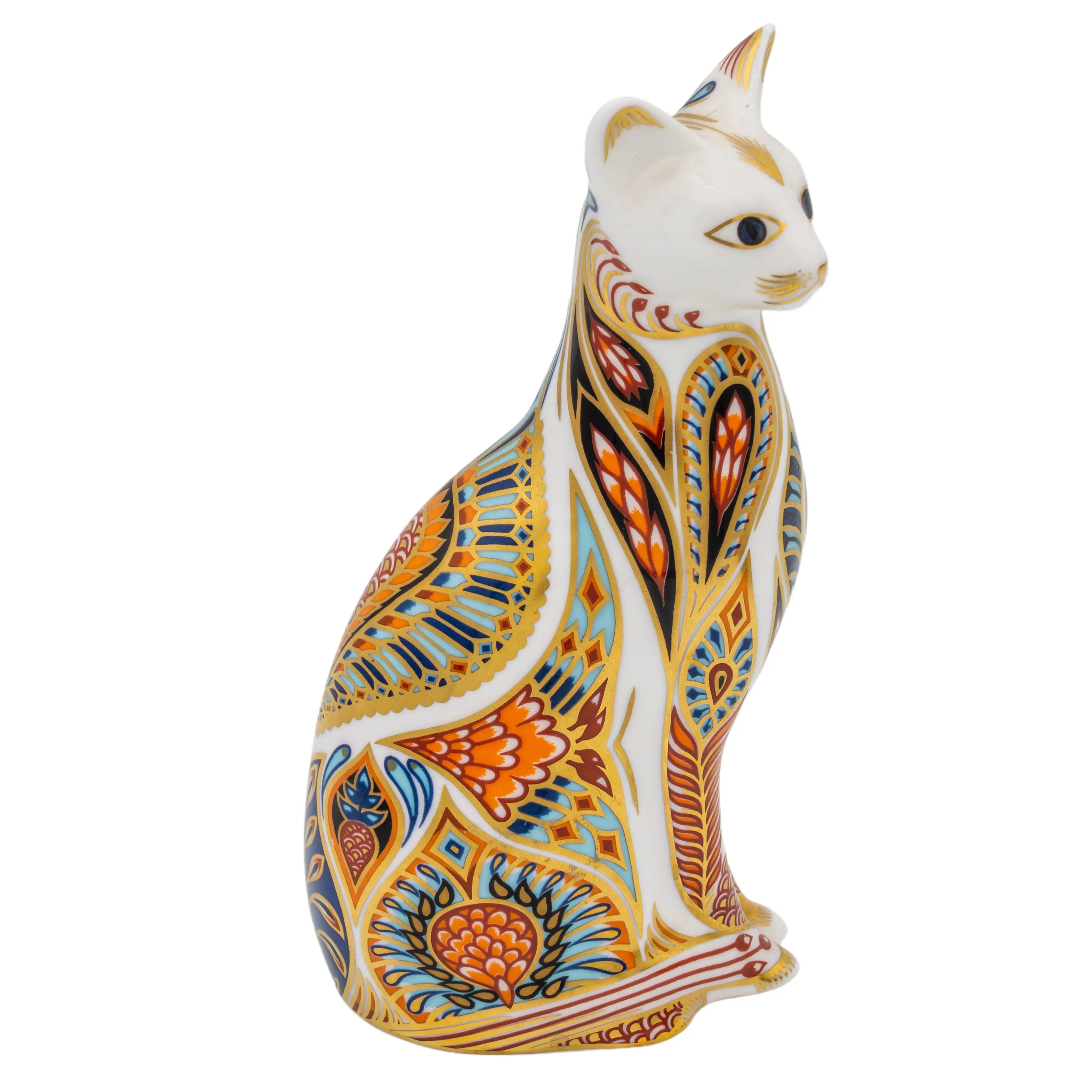 Royal Crown Derby Siamese Cat Paperweight Bone China Charterwells
