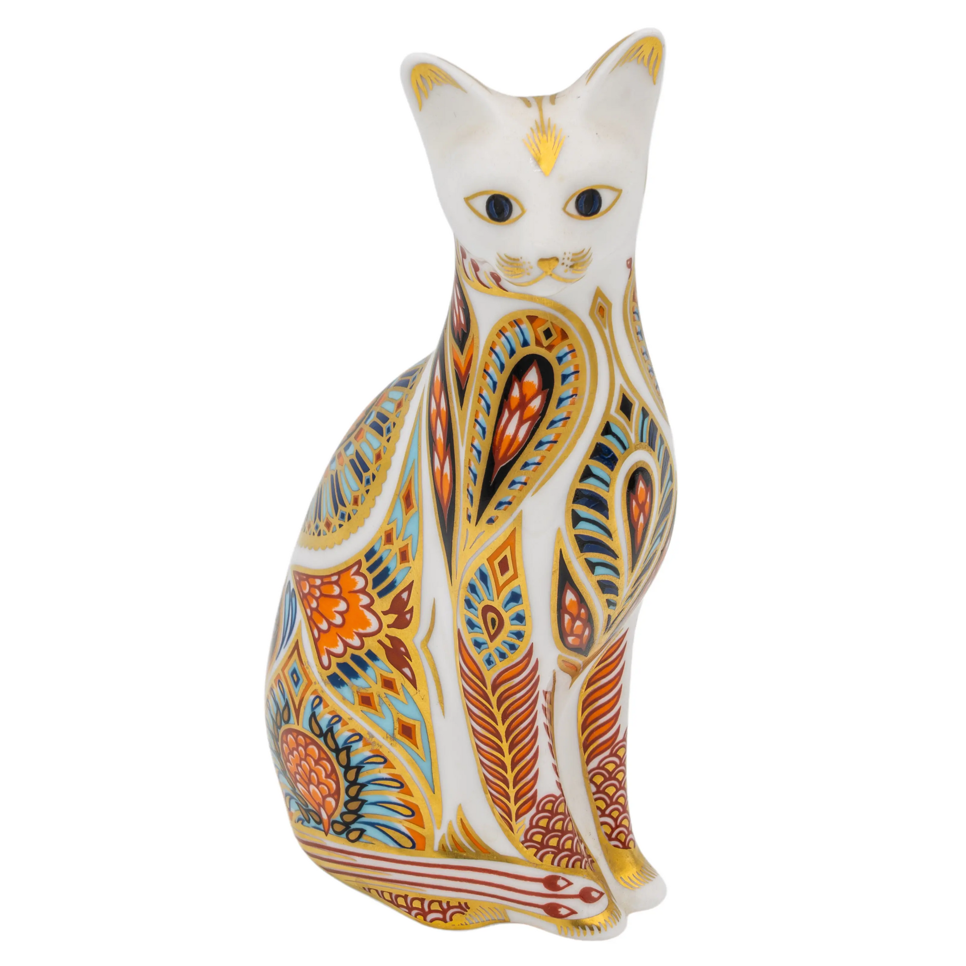 Royal Crown Derby Siamese Cat Paperweight Bone China Charterwells