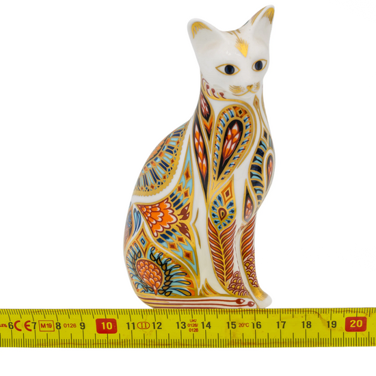 Royal Crown Derby Siamese Cat Paperweight Bone China Charterwells