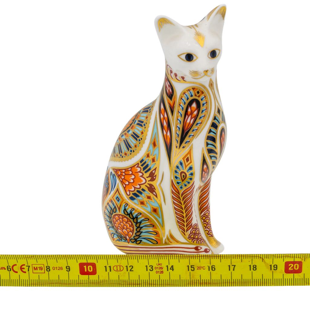 Royal Crown Derby Siamese Cat Paperweight Bone China Charterwells