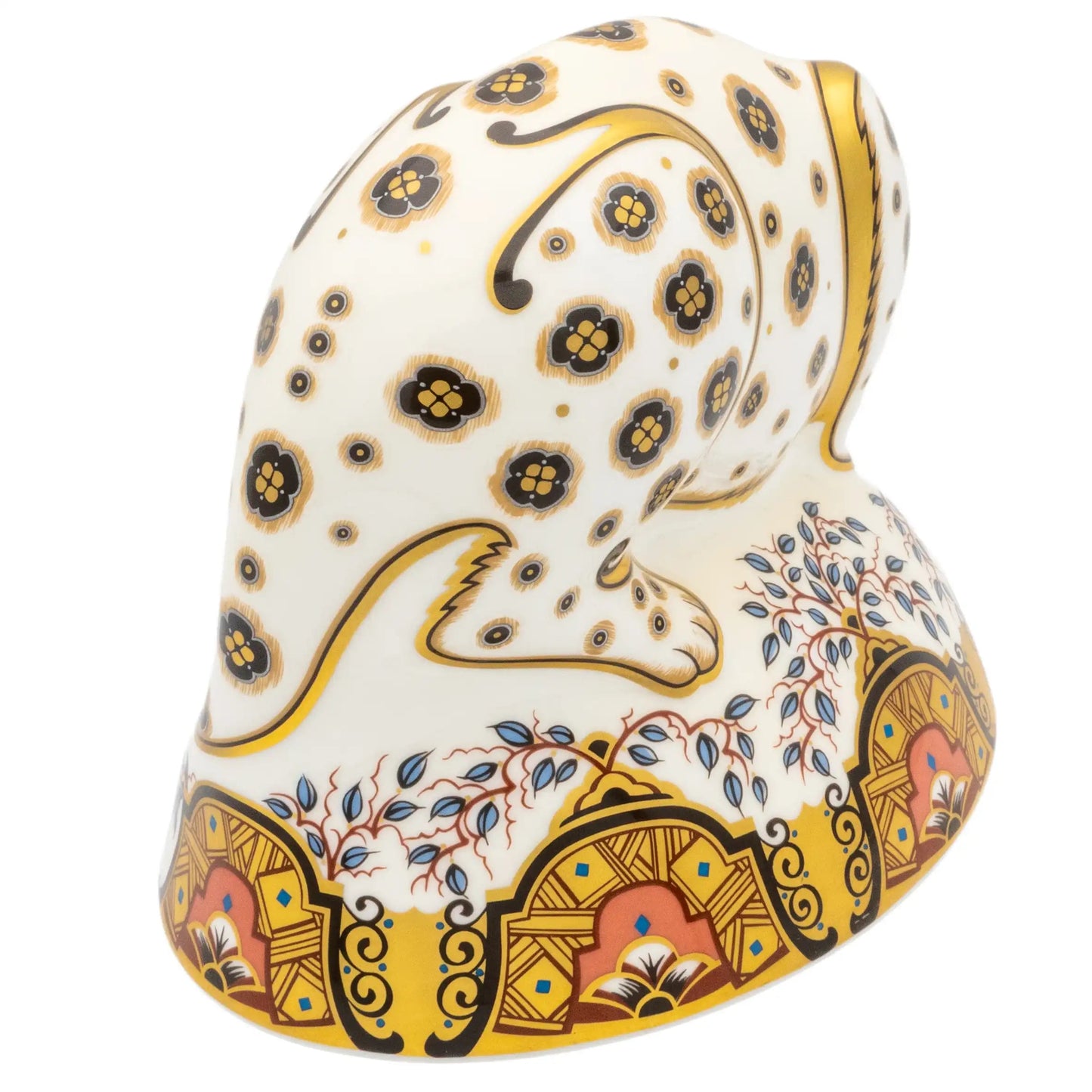 Royal Crown Derby Snow Leopard Paperweight Charterwells