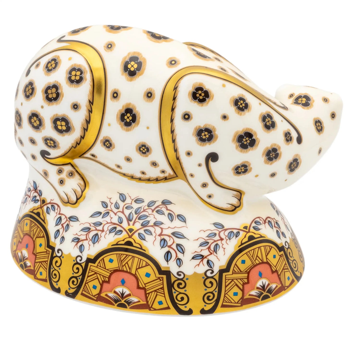 Royal Crown Derby Snow Leopard Paperweight Charterwells