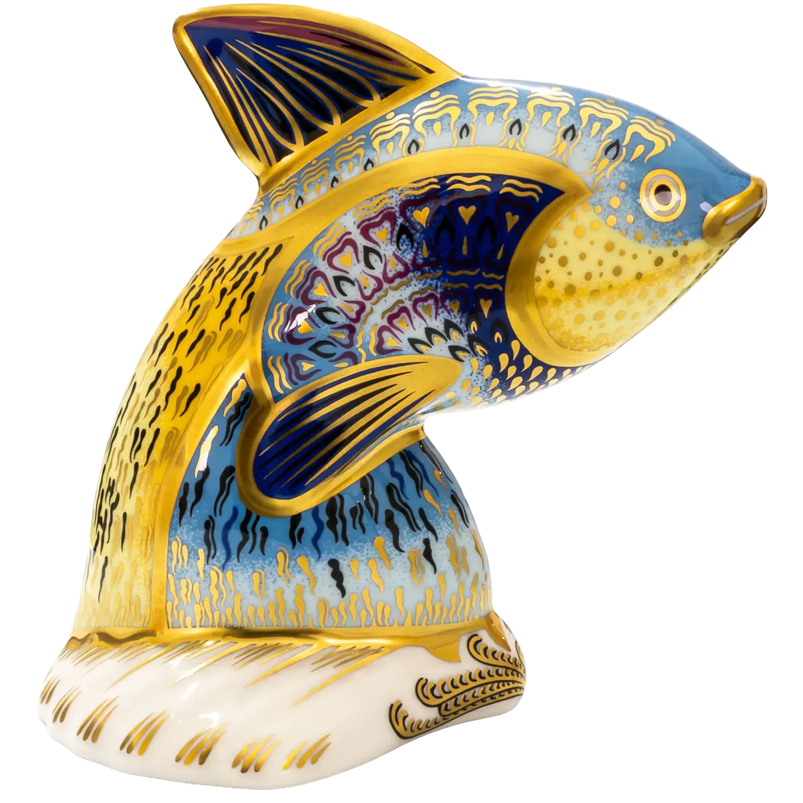 Royal Crown Derby Tropical Collection Guppy Fish Paperweight