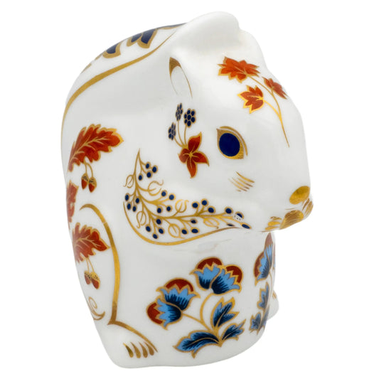 Royal Crown Derby White Squirrel Paperweight Charterwells