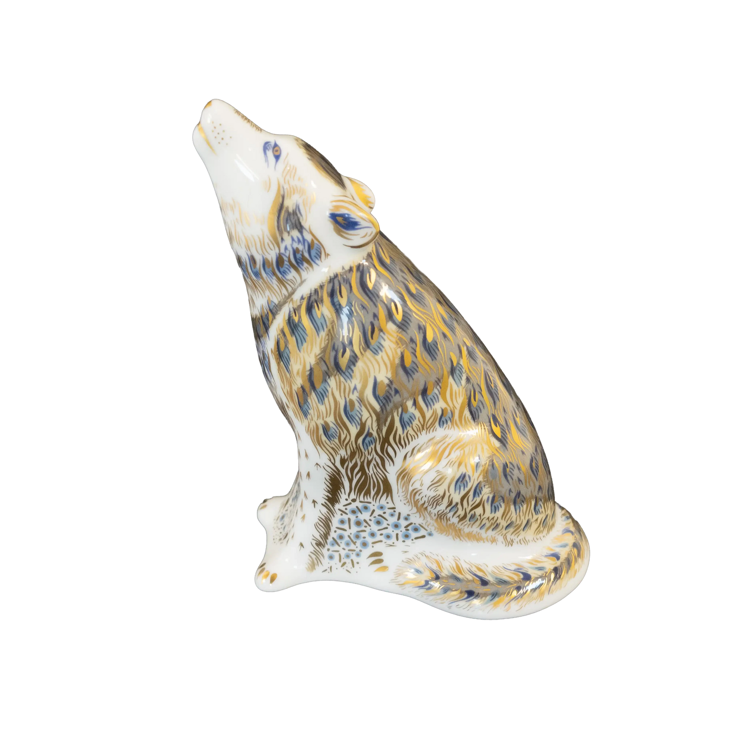 Royal Crown Derby Paperweight - Wolf Charterwells