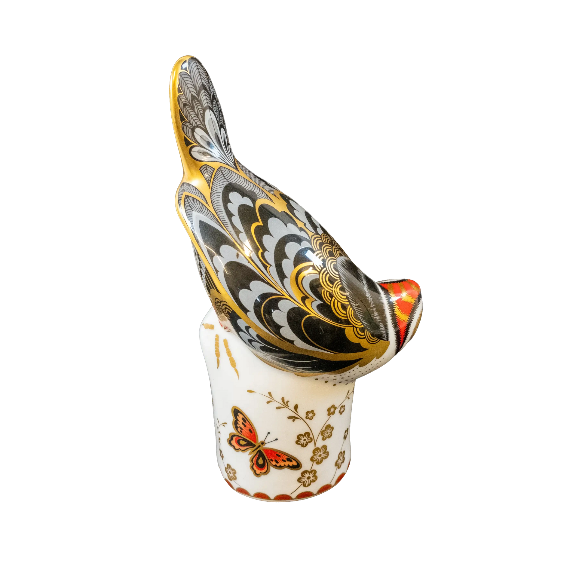 Royal Crown derby Paperweight - Great Spotted Woodpecker Charterwells