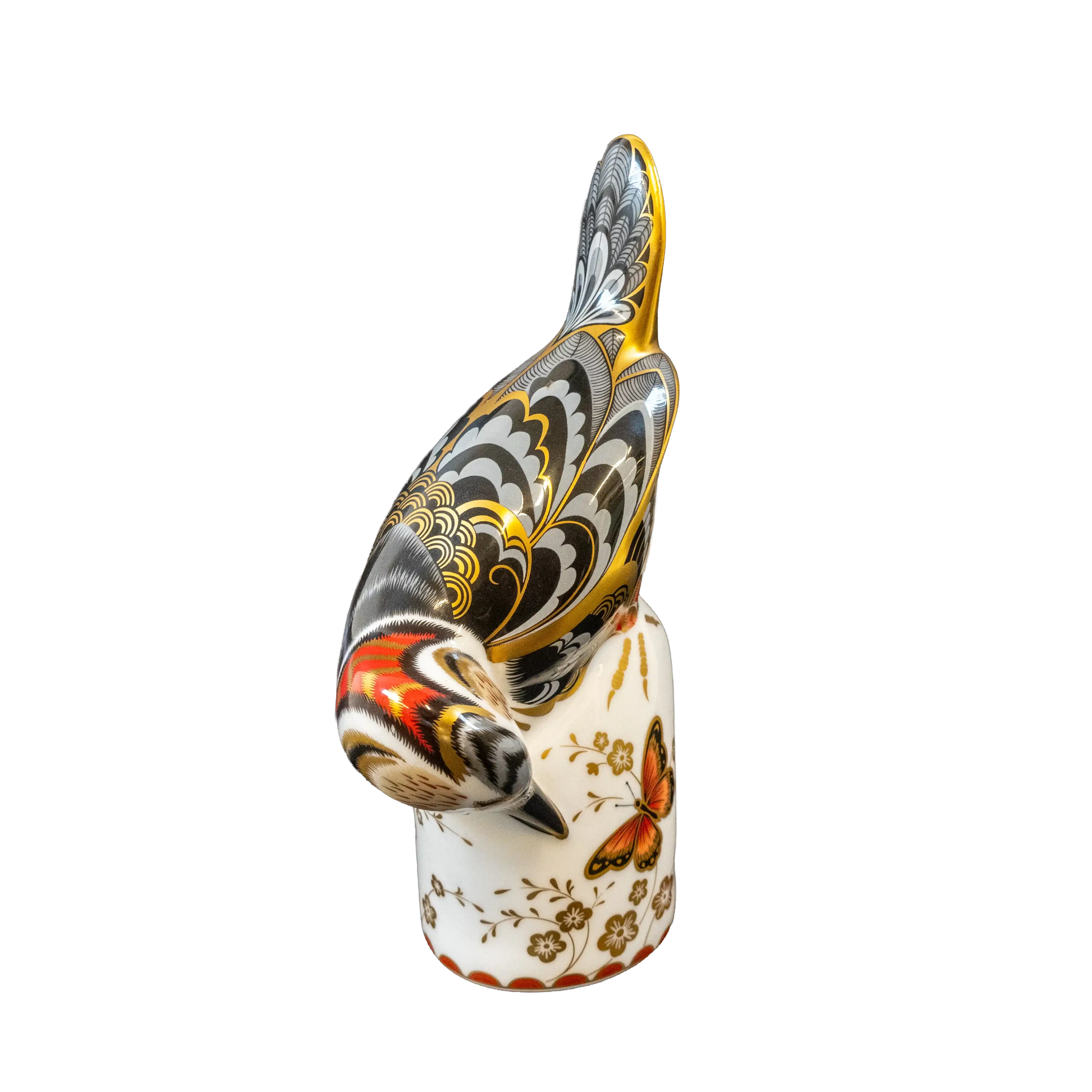 Royal Crown derby Paperweight - Great Spotted Woodpecker Charterwells