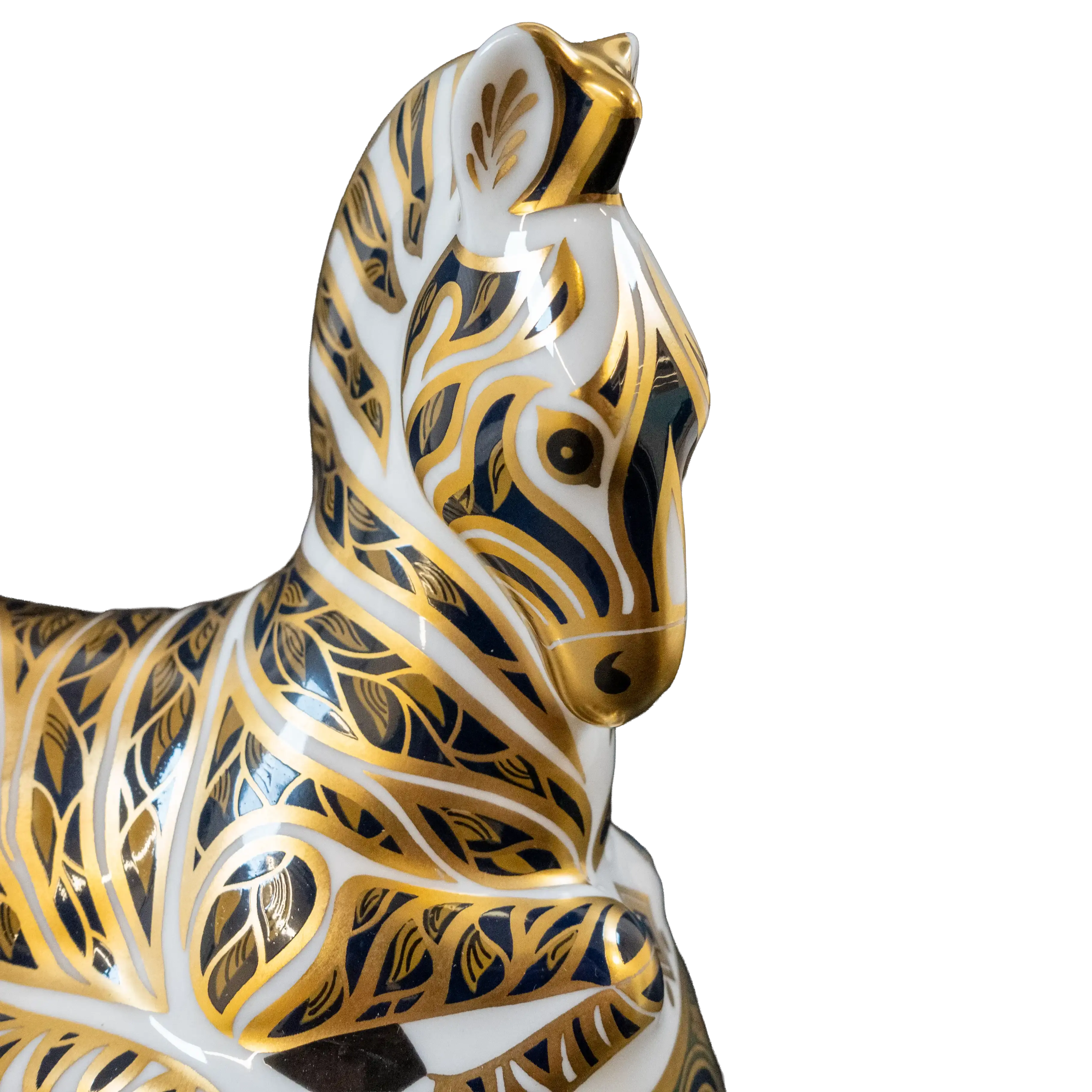 Royal Crown Derby Sitting Zebra Paperweight Charterwells