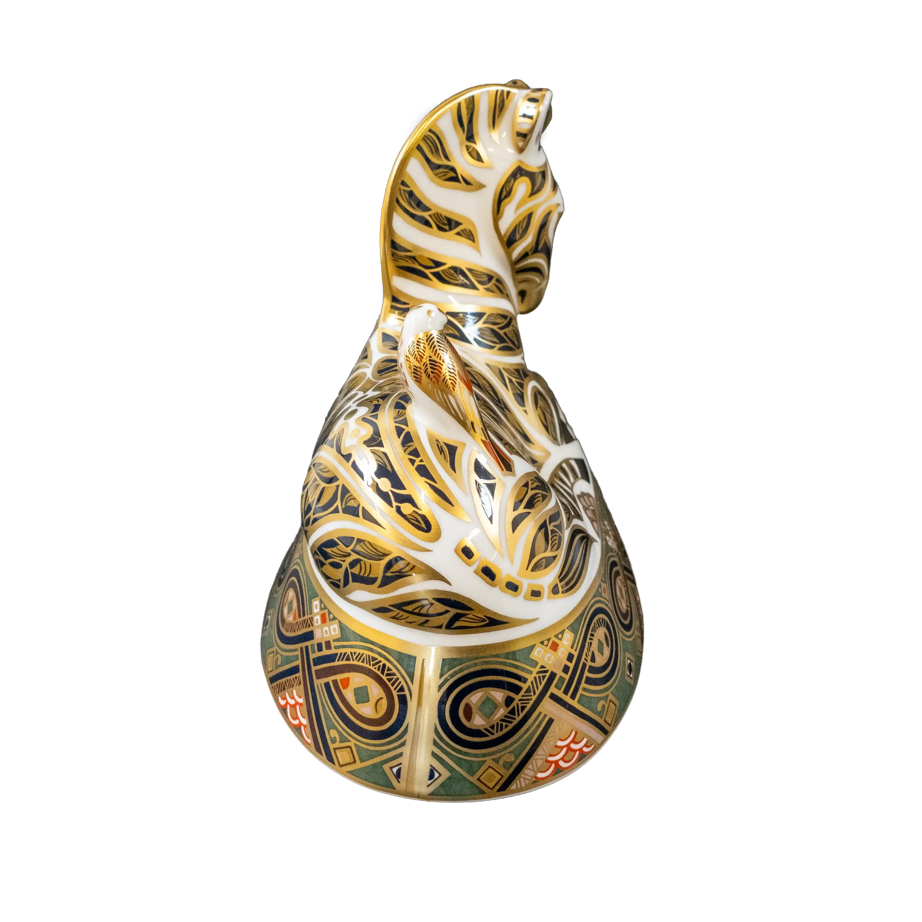 Royal Crown Derby Sitting Zebra Paperweight Charterwells