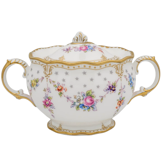 Royal Crown Derby Antoinette Covered Sugar Bowl