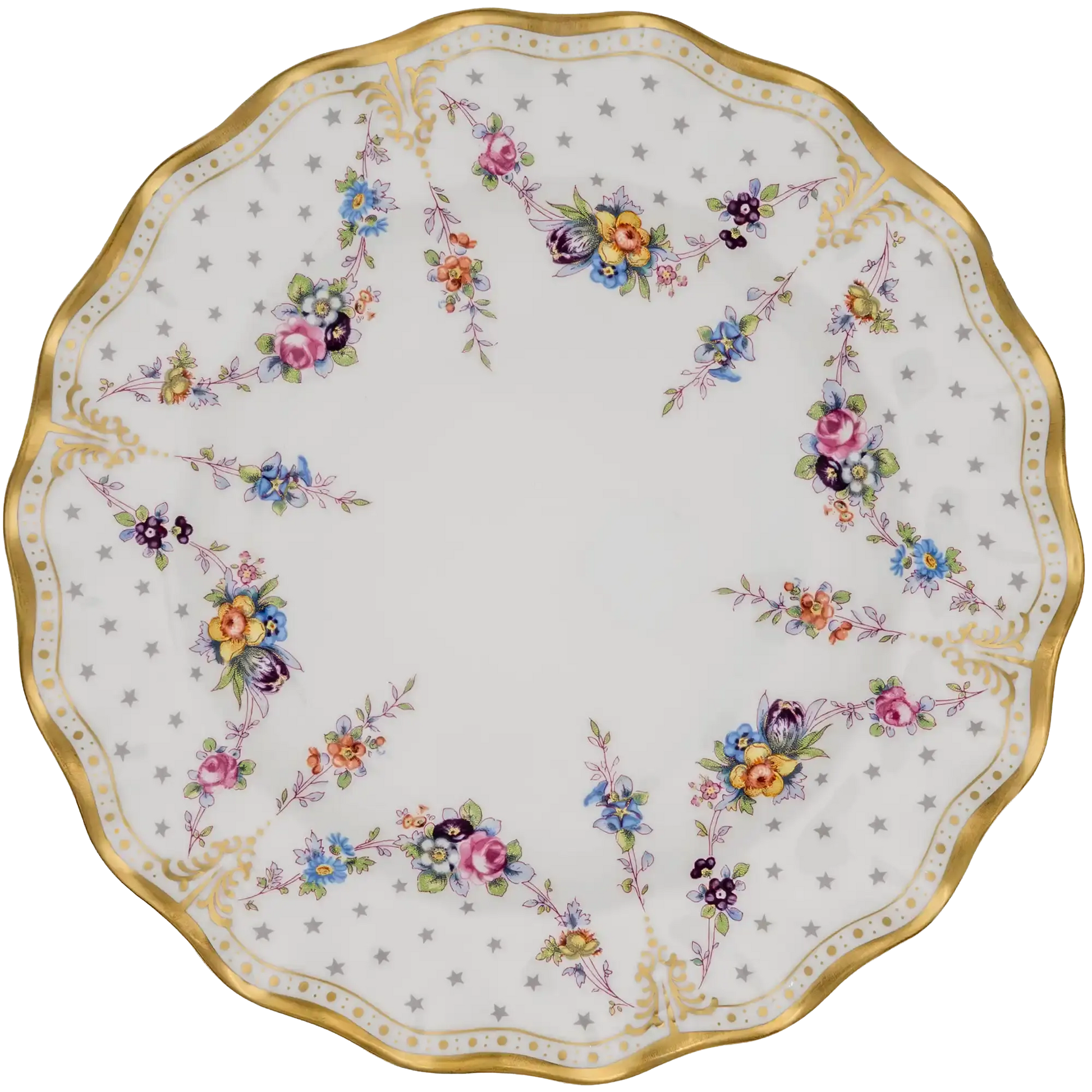 Royal Crown Derby Antoinette 10" Dinner Plate