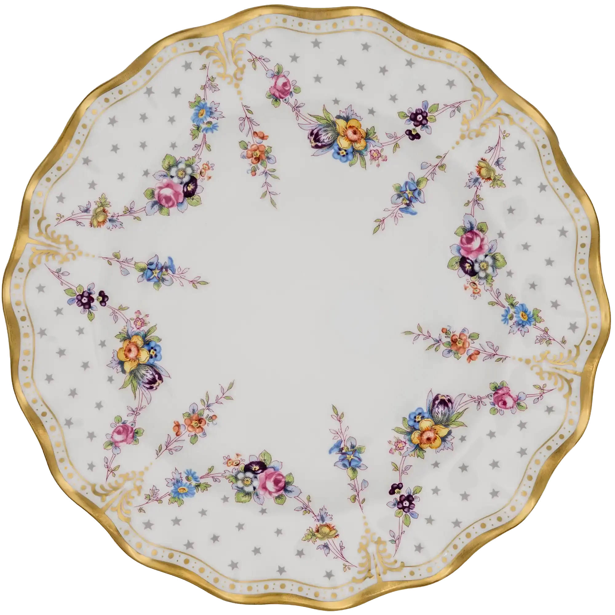 Royal Crown Derby Antoinette 10" Dinner Plate