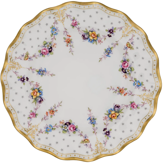 Royal Crown Derby Antoinette 10" Dinner Plate