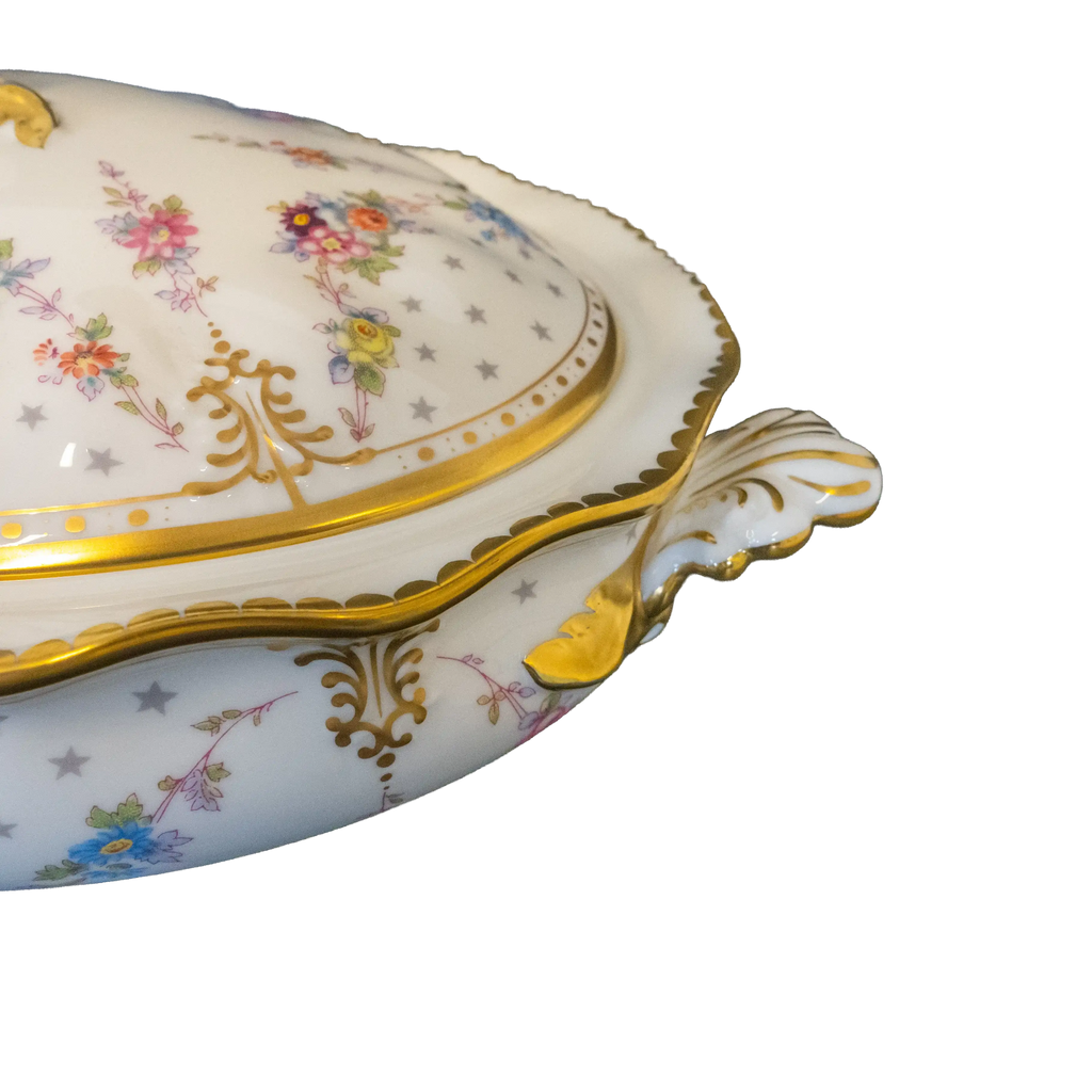 Royal Crown Derby Antoinette Covered Vegetable Dish Charterwells