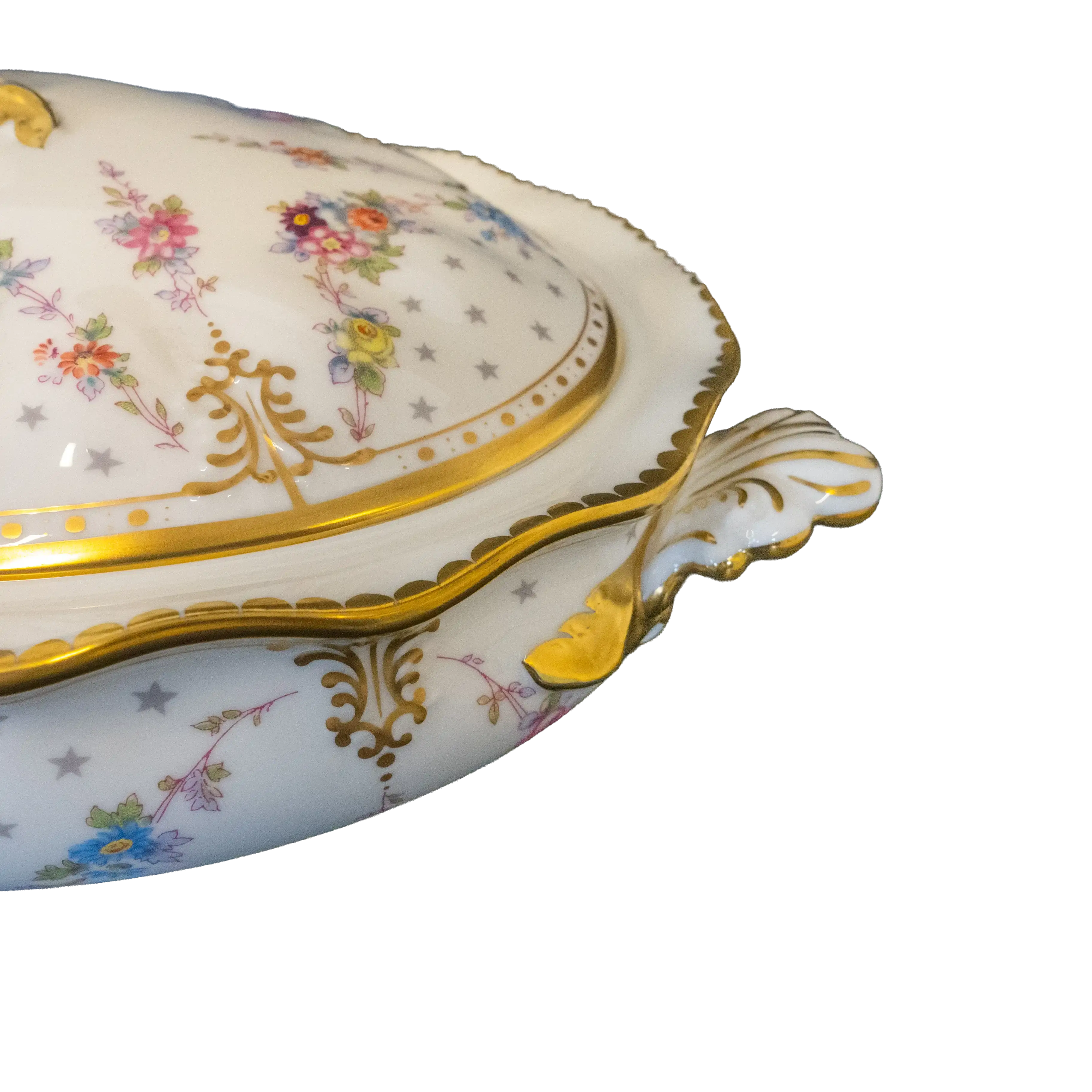 Royal Crown Derby Antoinette Covered Vegetable Dish Charterwells