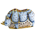 Royal Crown Derby Endangered Species White Rhino Paperweight