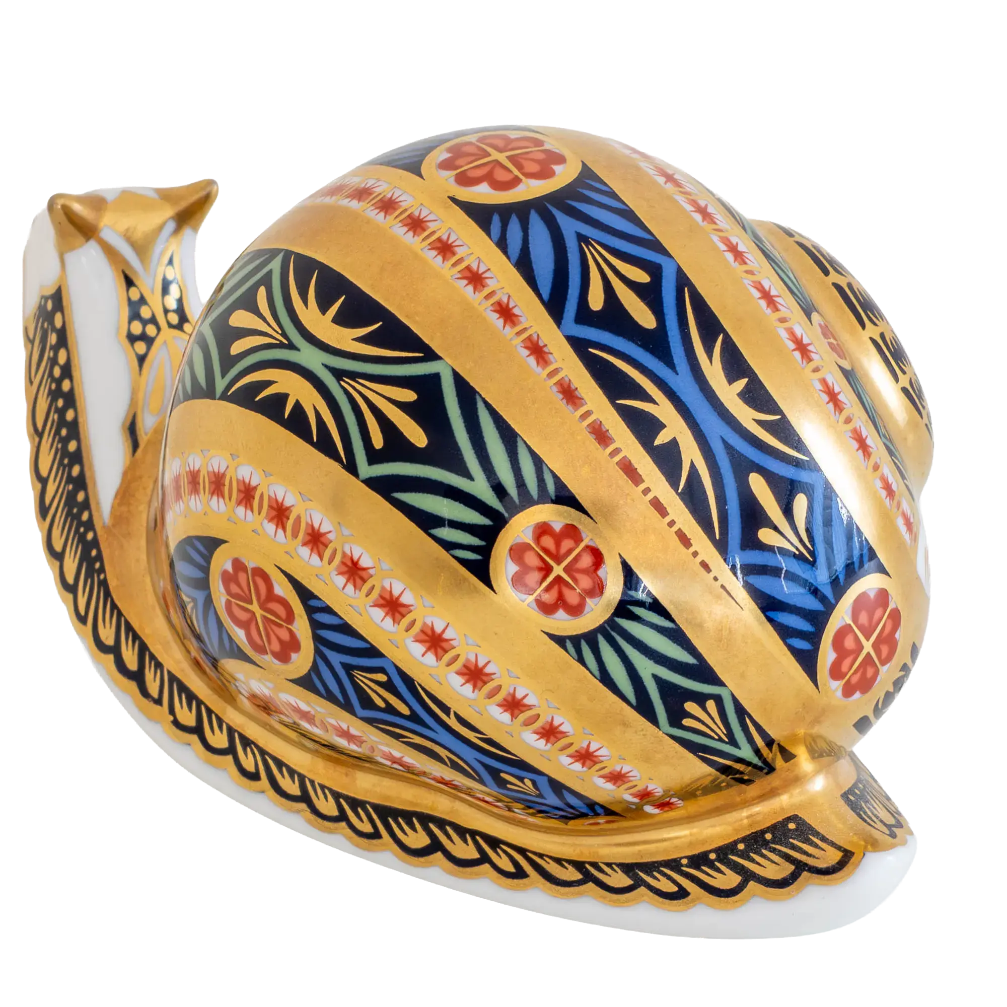 Royal Crown Derby Garden Snail Bone China Paperweight
