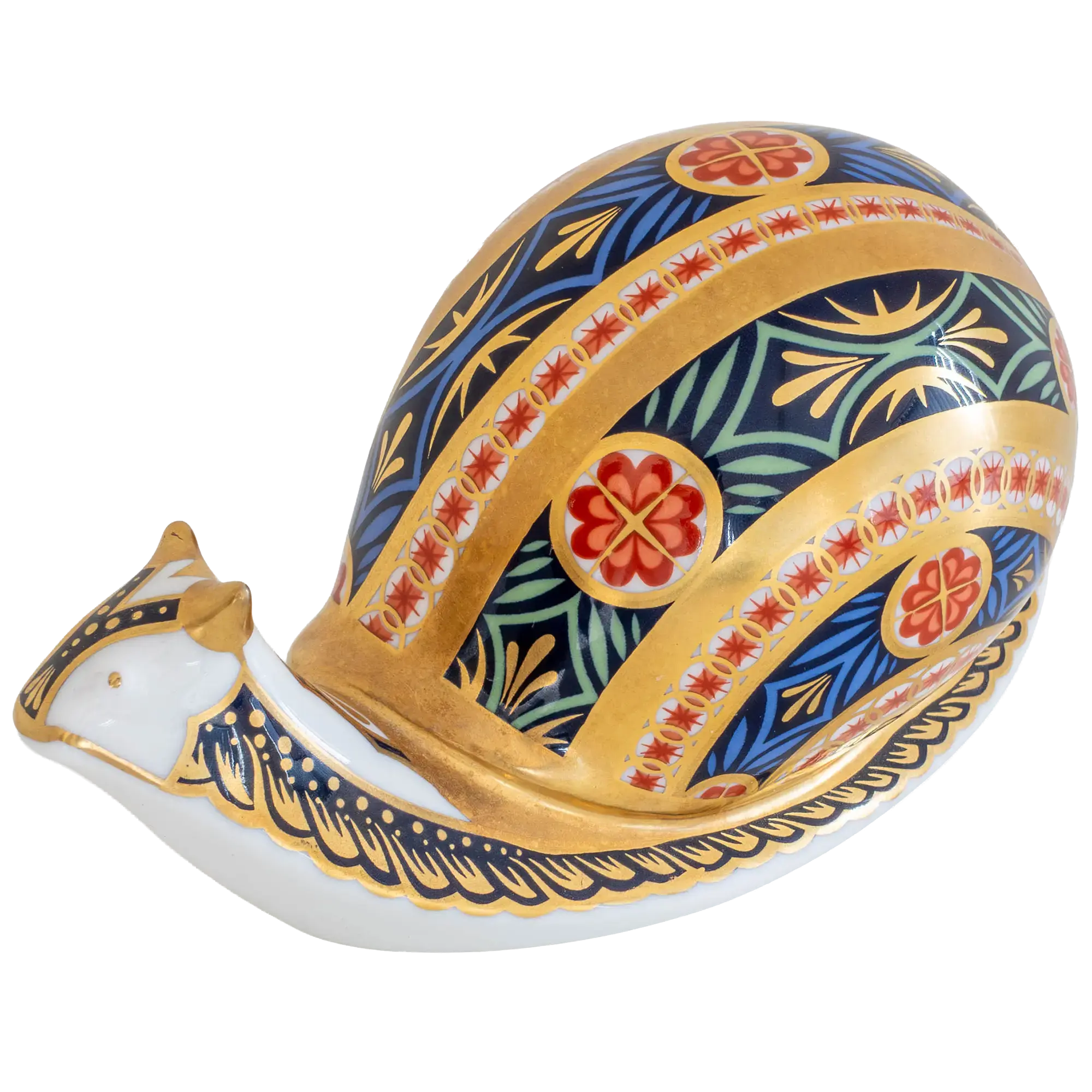 Royal Crown Derby Garden Snail Bone China Paperweight