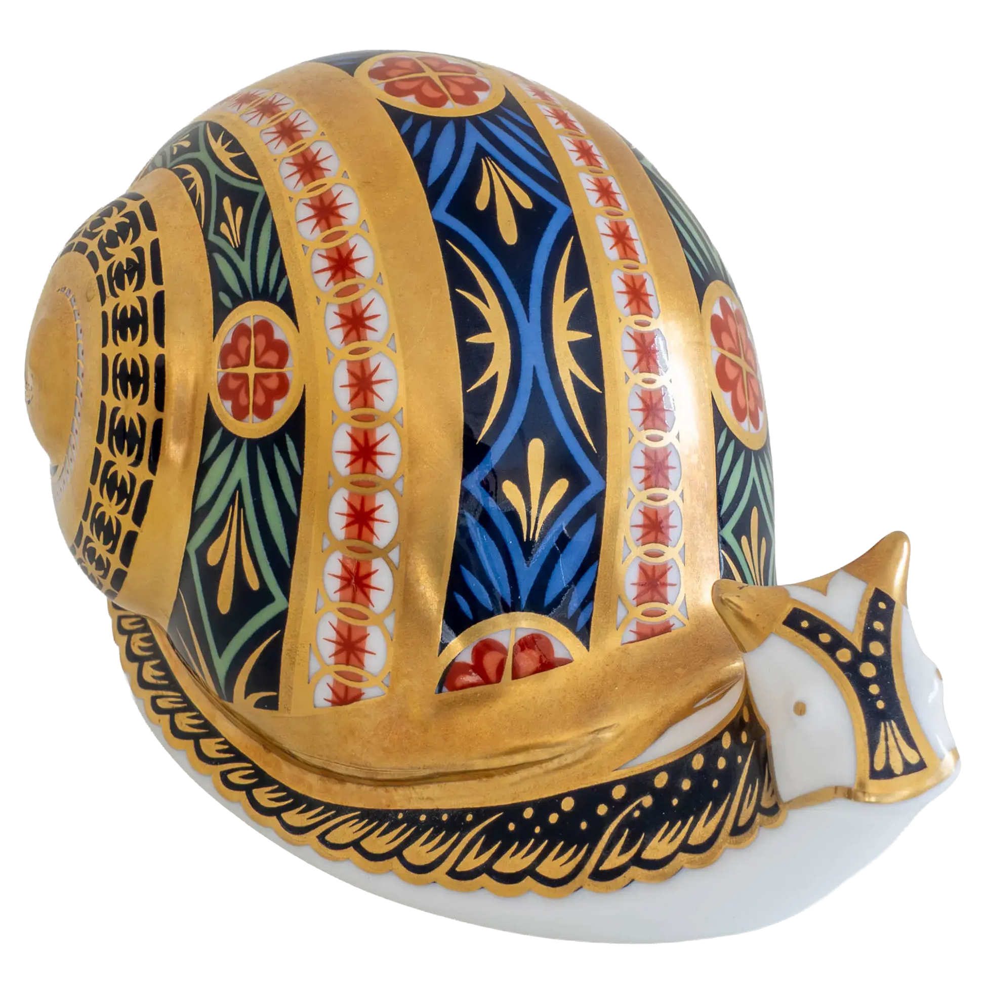 Royal Crown Derby Garden Snail Bone China Paperweight