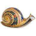 Royal Crown Derby Garden Snail Bone China Paperweight