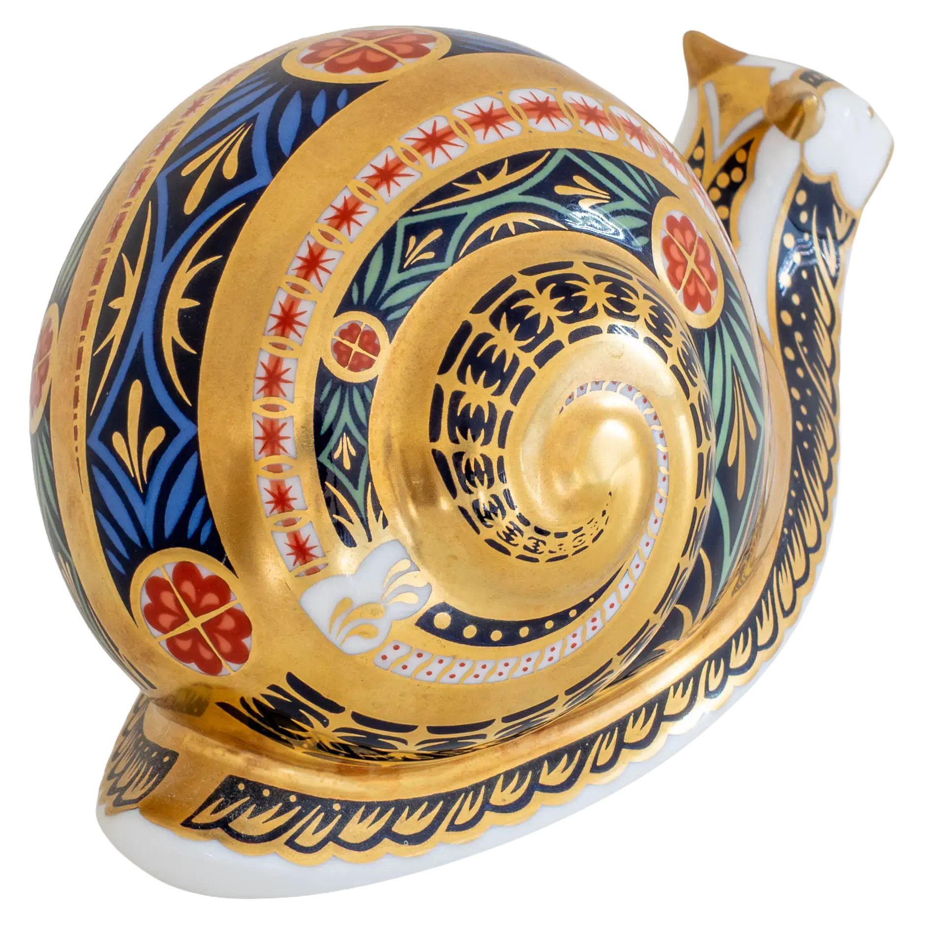 Royal Crown Derby Garden Snail Bone China Paperweight