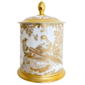 Royal Crown Derby Gold Aves Storage Jar