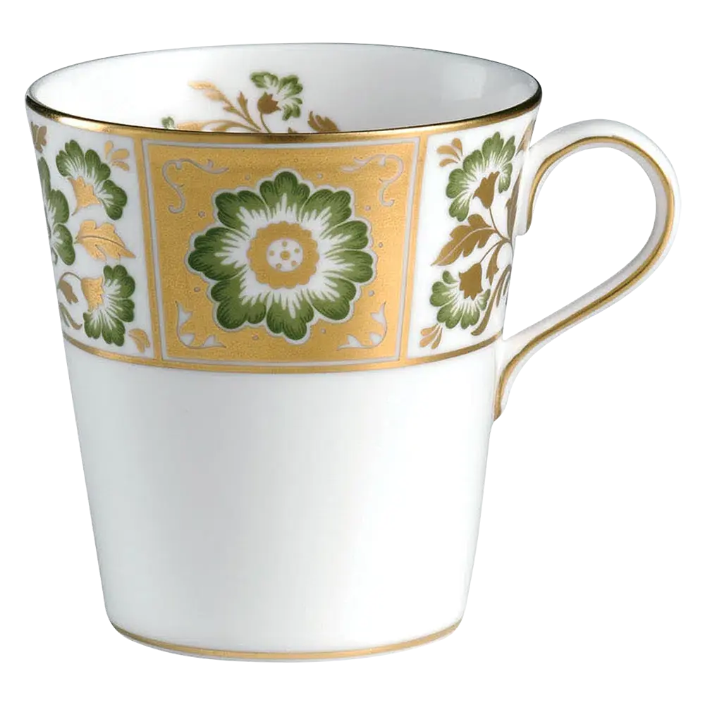 Royal Crown Derby Green Panel Mug Charterwells