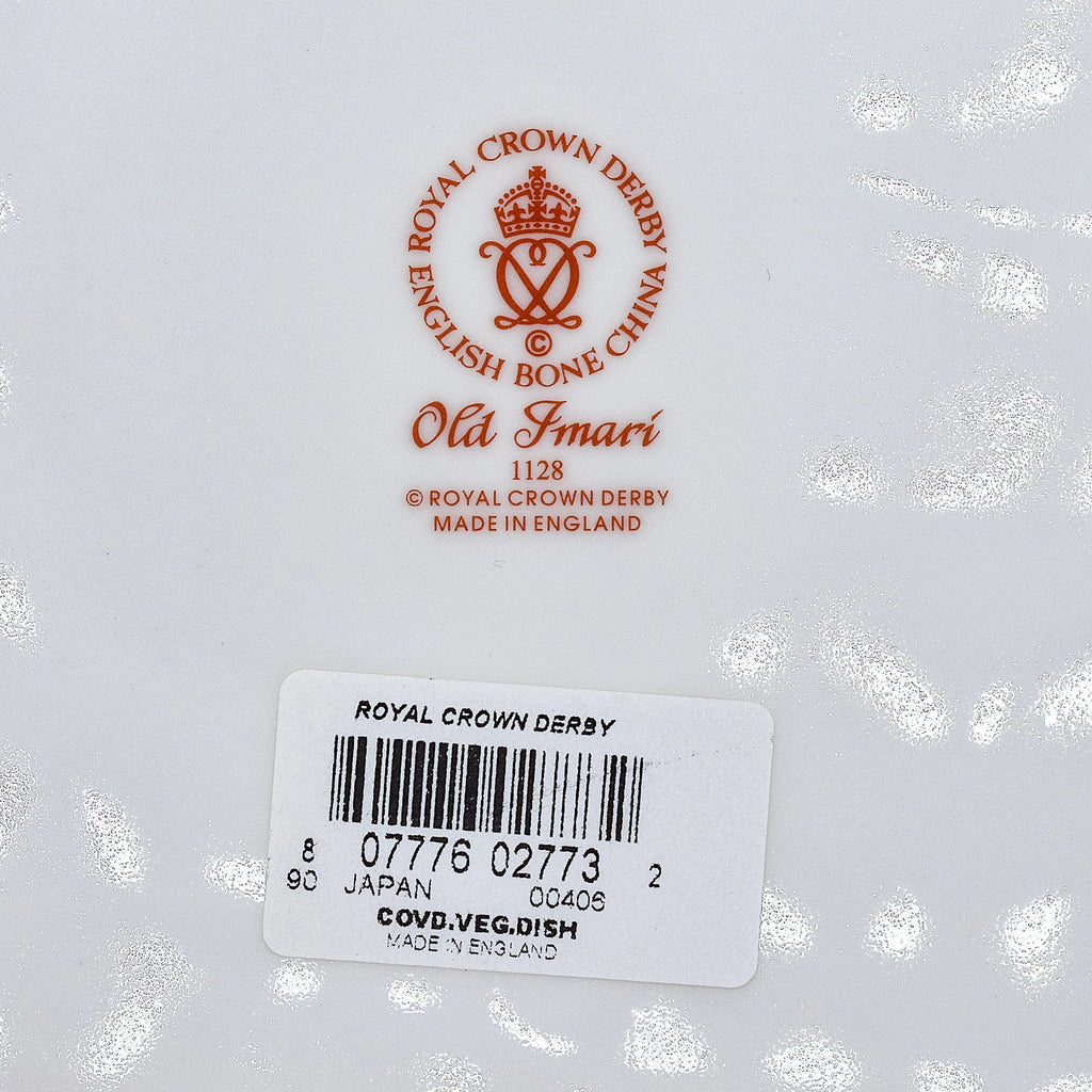 Royal crown derby 1st Quality Stamp example and Label