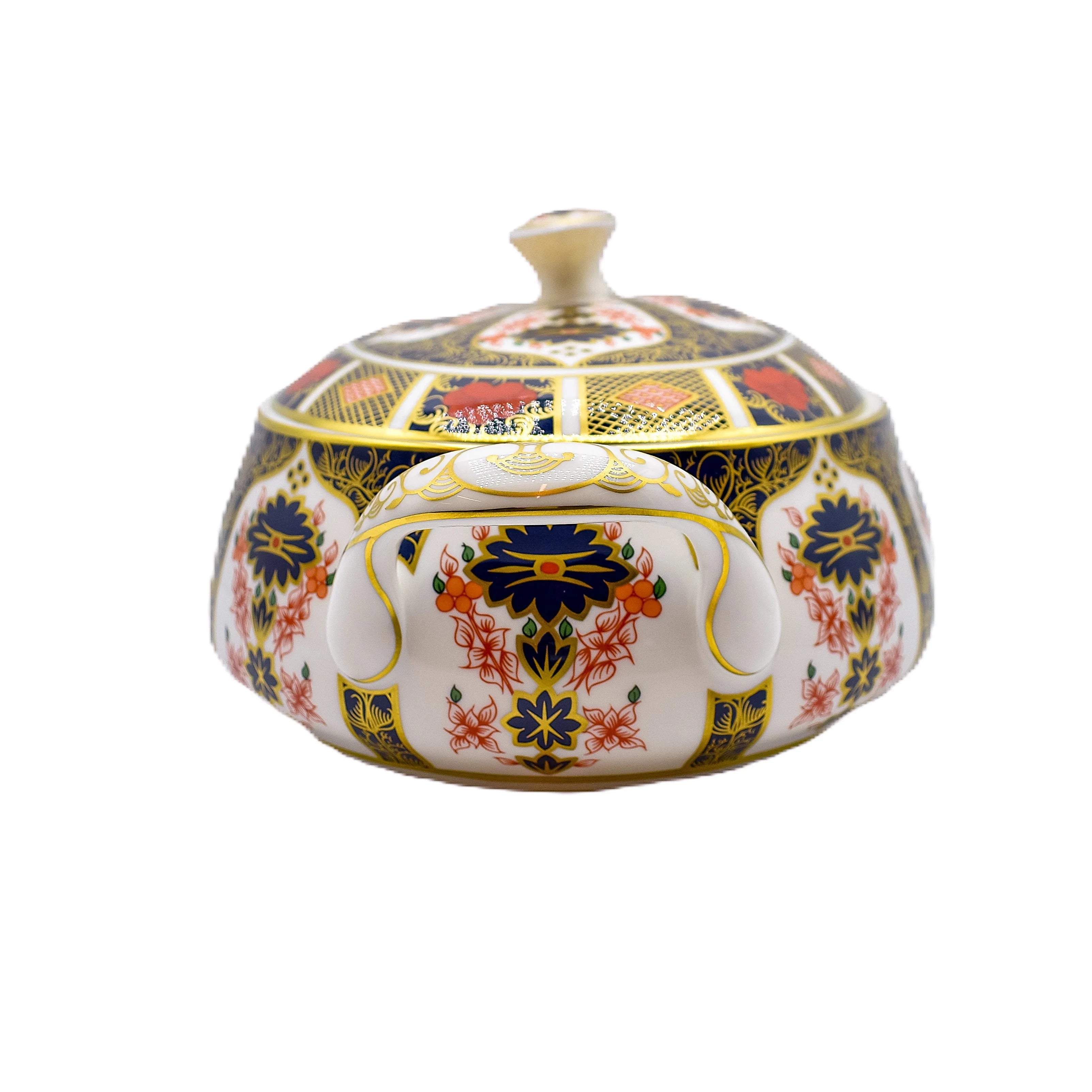 Royal Crown Derby Imari 1128 Covered Vegetable Dish Charterwells