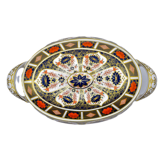 Royal Crown Derby Imari 1128 Covered Vegetable Dish Charterwells