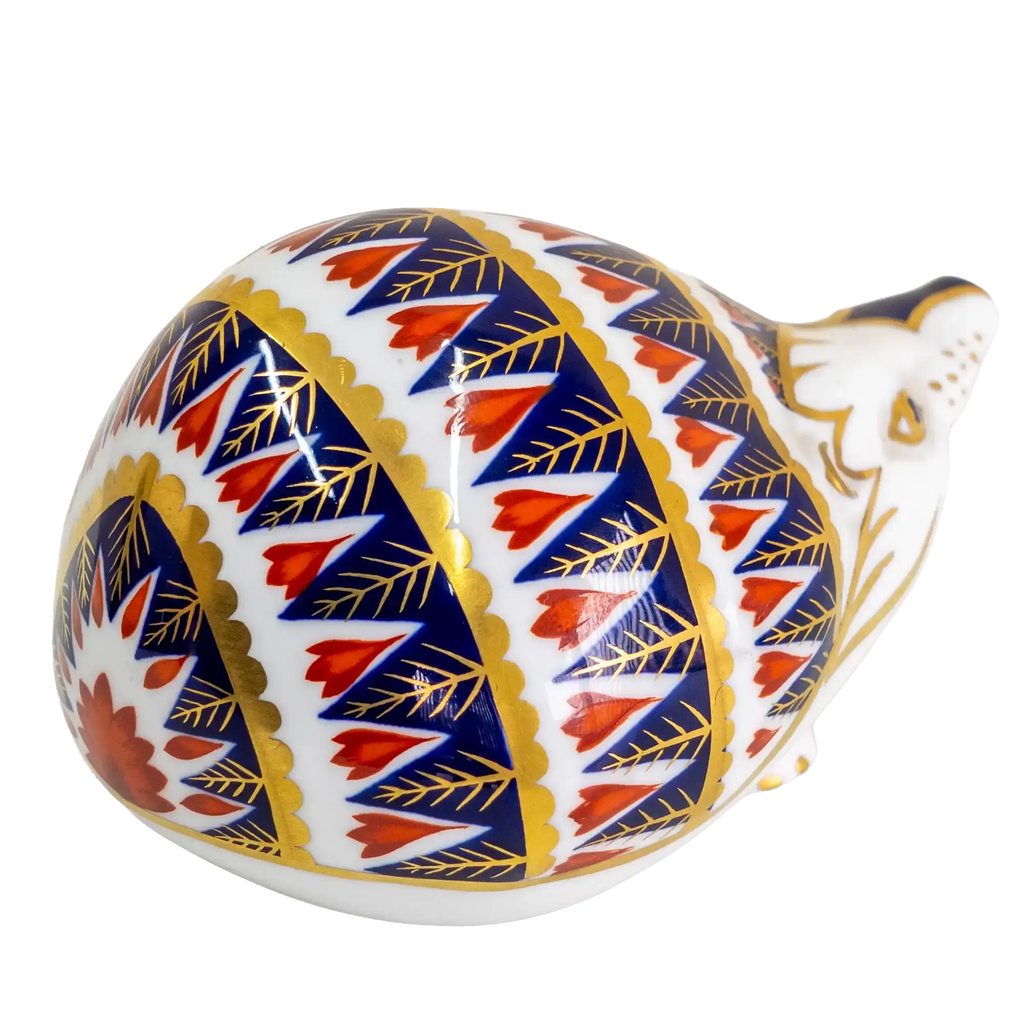 Royal Crown Derby Imari Hedgehog Paperweight