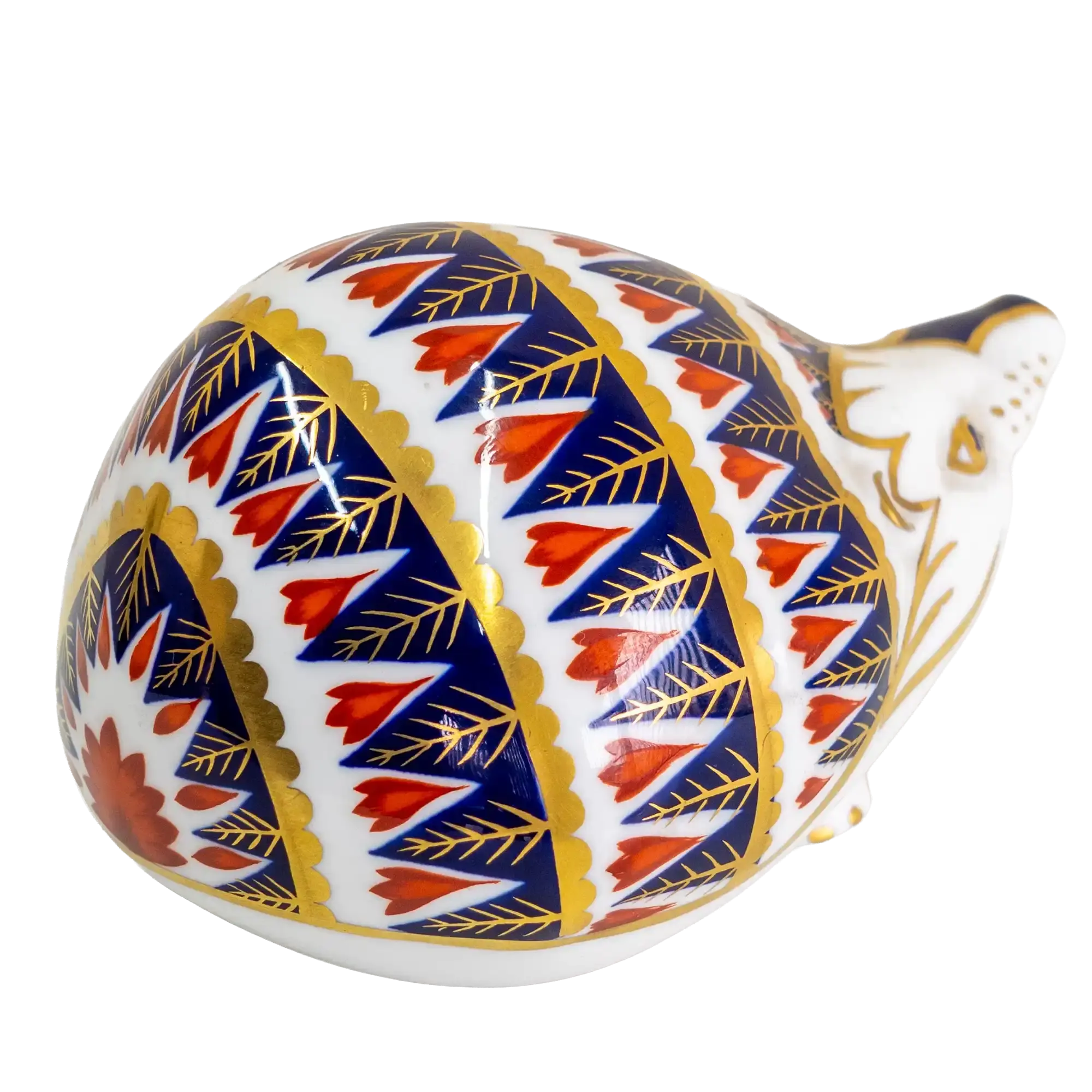 Royal Crown Derby Imari Hedgehog Paperweight