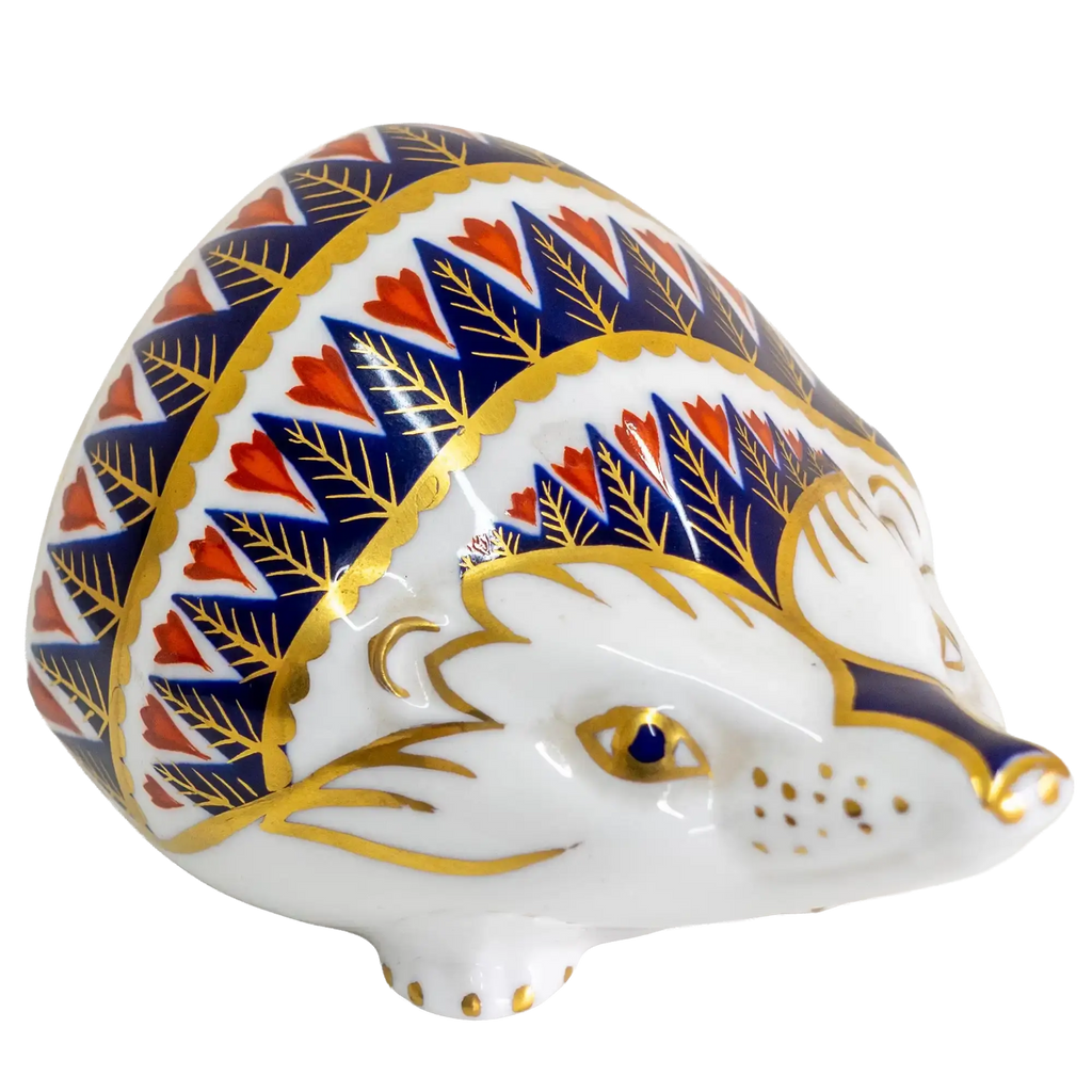 Royal Crown Derby Imari Hedgehog Paperweight