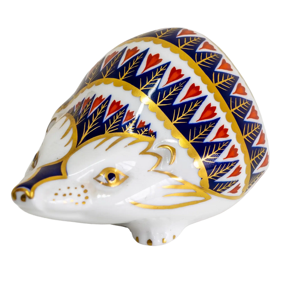Royal Crown Derby Imari Hedgehog Paperweight