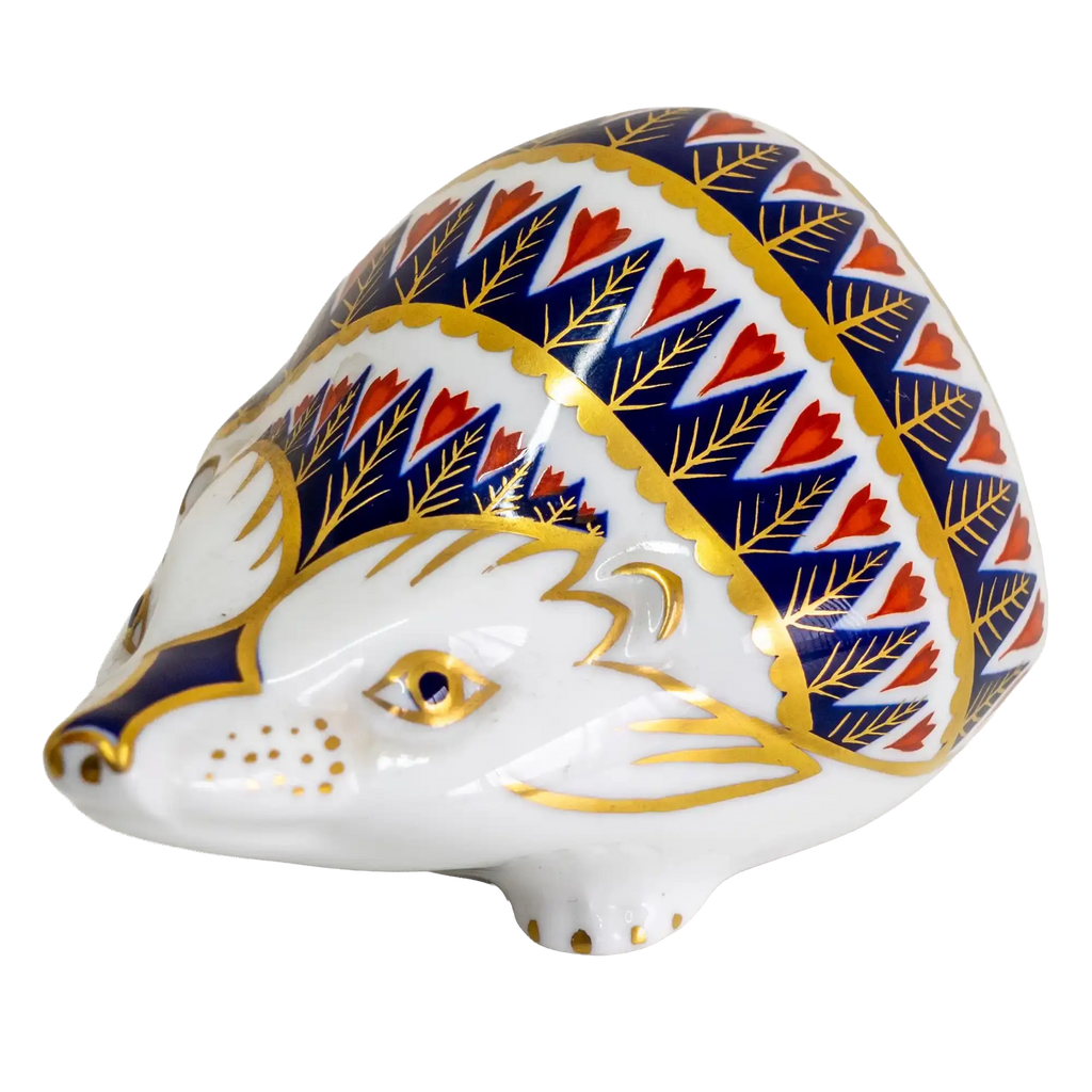 Royal Crown Derby Imari Hedgehog Paperweight