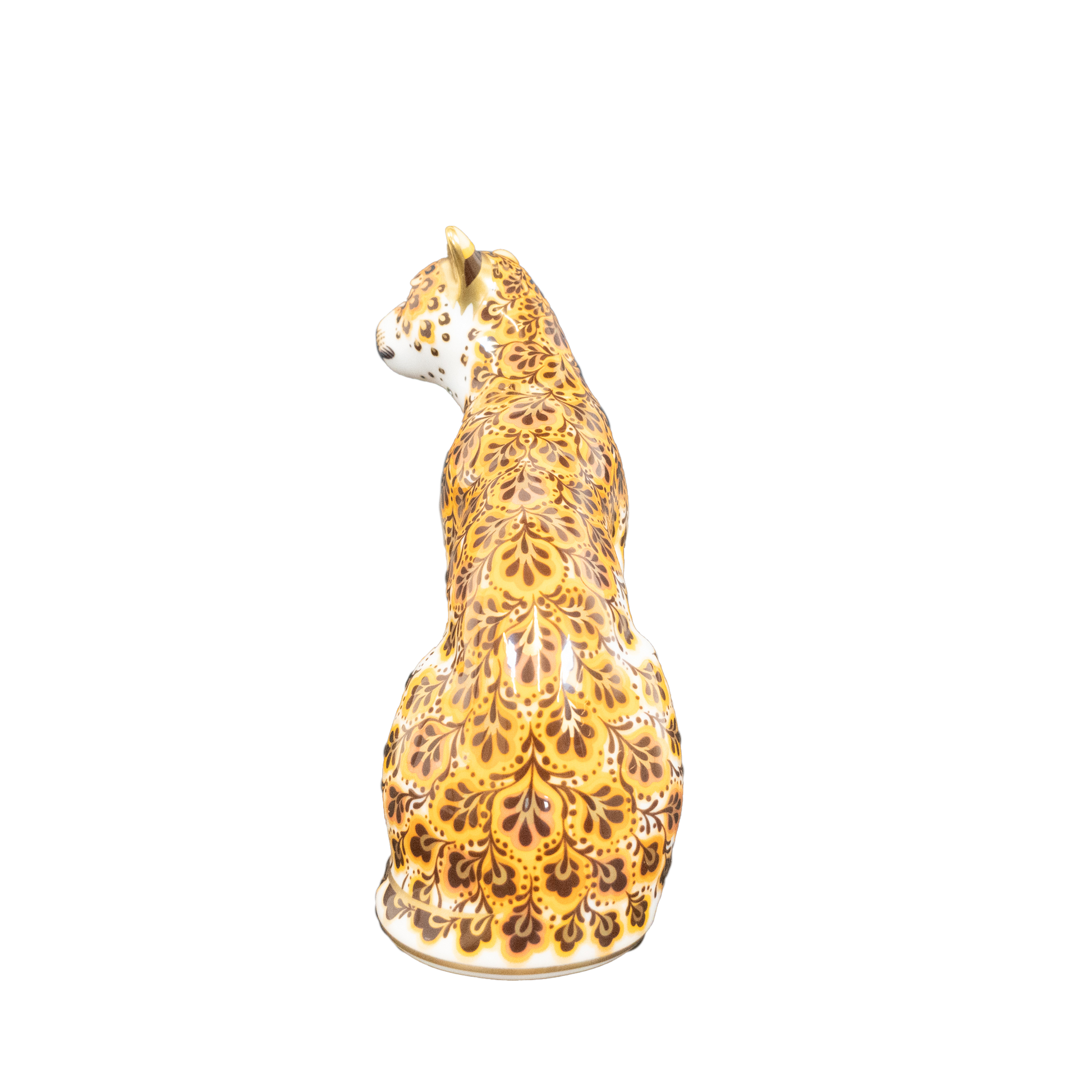 Royal Crown Derby Leopardess and Cub Family Paperweights Charterwells-Ex-Display